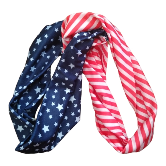 Patriotic Stars & Stripes Soft Head Band - Picture 5 of 6